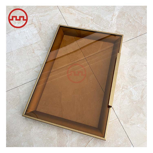Thickened High Quality 3.3mm Thickness Tempered Glass Cabinet Door Frame Aluminum Profile