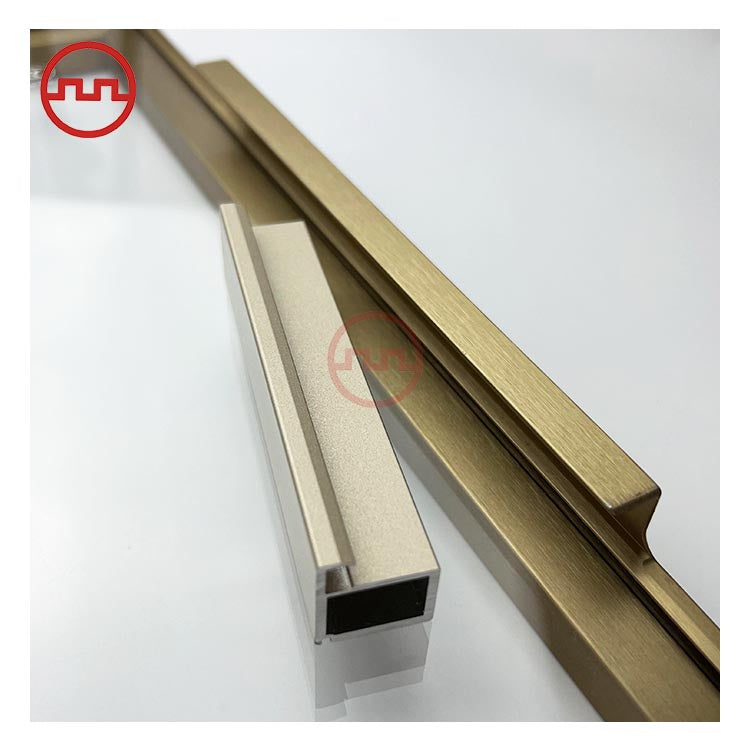 20 Slim Aluminum Glass Door Wardrobe Aluminium Profile F Handle Profile