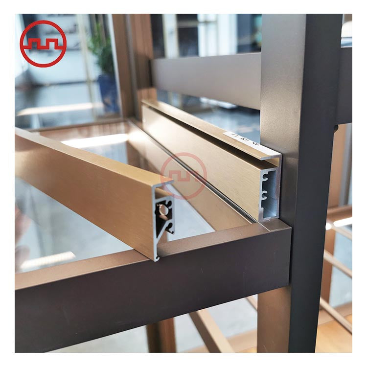 36 wardrobe glass shelf profile