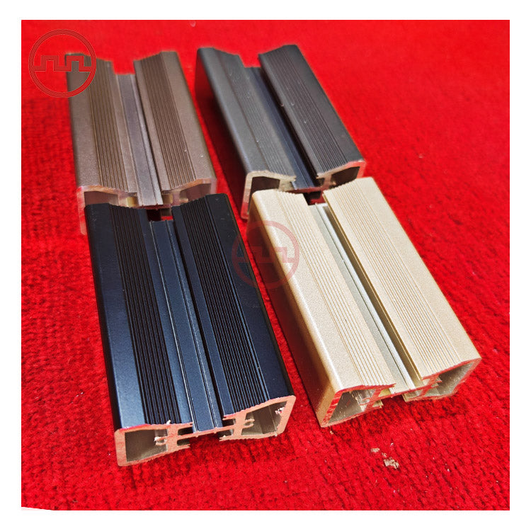 Modern Walk in Closet Aluminum Profile Material Pole Cloakroom System Profile