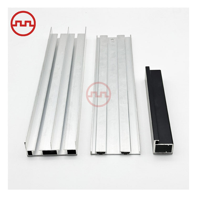 Sliding Door Wardrobe Aluminum Profile Sliding Glass Door Track Kit for Cabinet