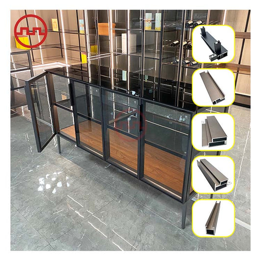 Tv Cabinet Glass Cabinet Aluminum Hidden Frame Cabinet Aluminum Profile