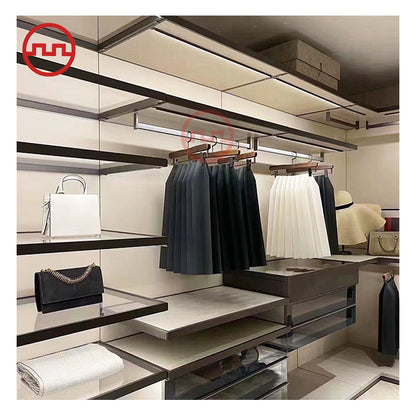 Luxury Italian Open Cloakroom/Wall-Mounted Wardrobes Aluminum Profile