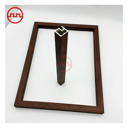 Square Cabinet Door Flat Frame Wardrobe Glass Door Frame Aluminum Profile