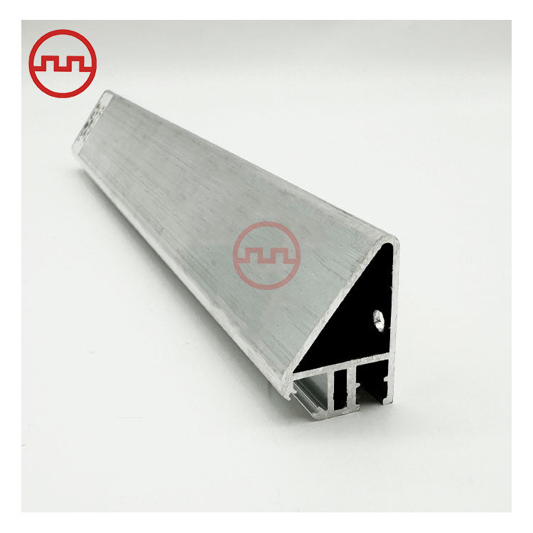 New Bevel Cabinet Glass Shelf Aluminum Profile