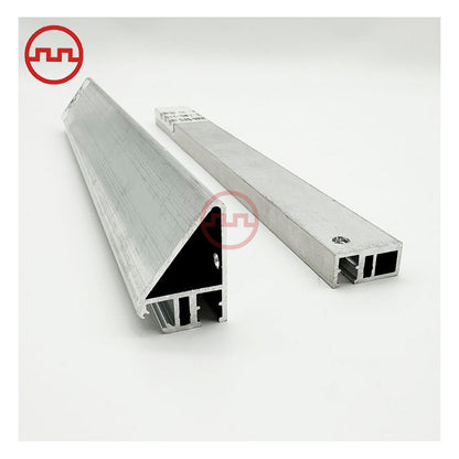 New Bevel Cabinet Glass Shelf Aluminum Profile