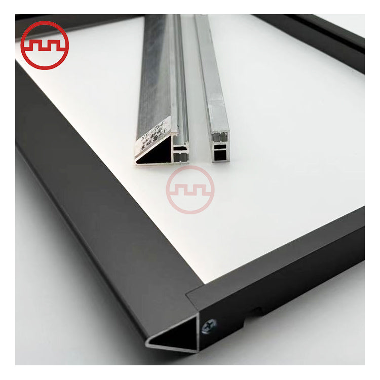 New Bevel Cabinet Glass Shelf Aluminum Profile